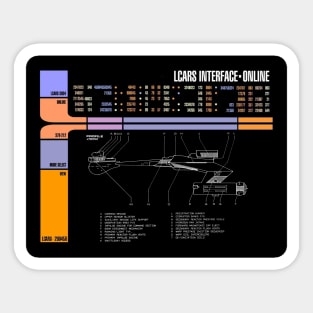 Computer Readout Showing D7 Profile Sticker